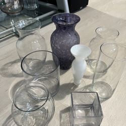 Brand New Assortment Mixed Glass Vases