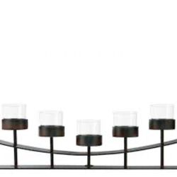 Huge Heavy Iron/metal Candle Holder 