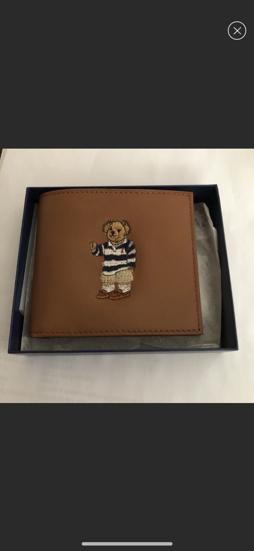 Polo bear wallet