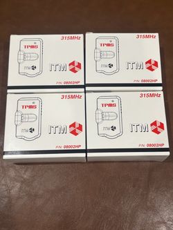 NEW Set of 4 ITM TPMS Tire Pressure Sensors 315MHz – Universal Programmable