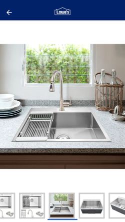 Kitchen sink all-in-one kit 25"x22"