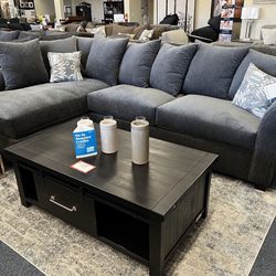 Gray Sectional *lifetime Warranty On Cushions* 