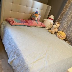 Leather Queen Size Bed $280