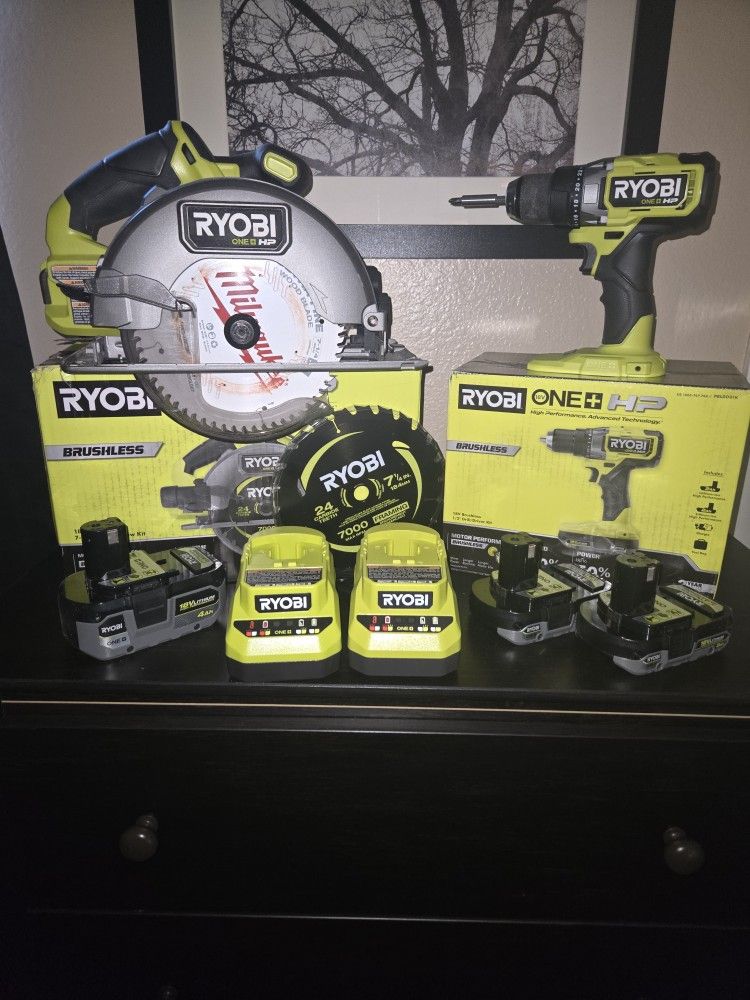Ryobi Drill and Saw