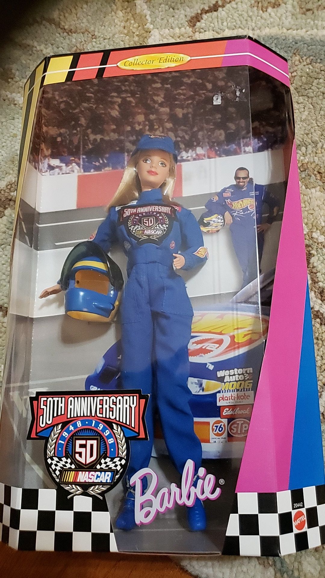 NIB NASCAR BARBIE 1998