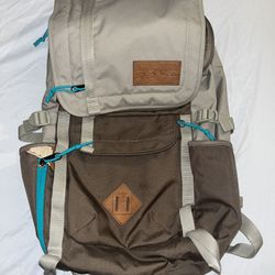 Tan And Brown Jansport Backpack