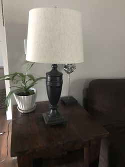 2 pk Metal lamps