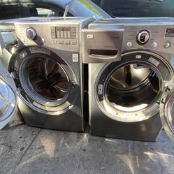 🍂SET WASHER AND DRYER LG🍂✔️STAINLESS STEEL✔️✨️SIDE BY SIDE-STACKABLE✨️🆓️FREE DELIVERY🆓️