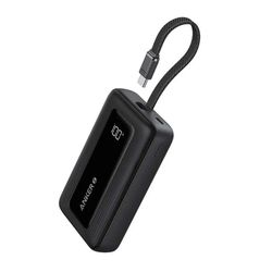 Anker Zolo Power Bank 20000mAh 30W with Built-In USB-C Cable — New