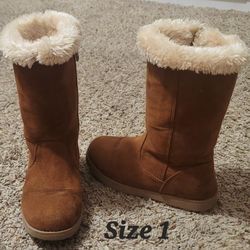 Girls Brown Boots