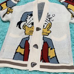 Donald Duck Vintage Knitted sweater - size Medium 🌟     #Vintagelooneytoons #looneytoons #Donaldduck #disney #vintagedisney 