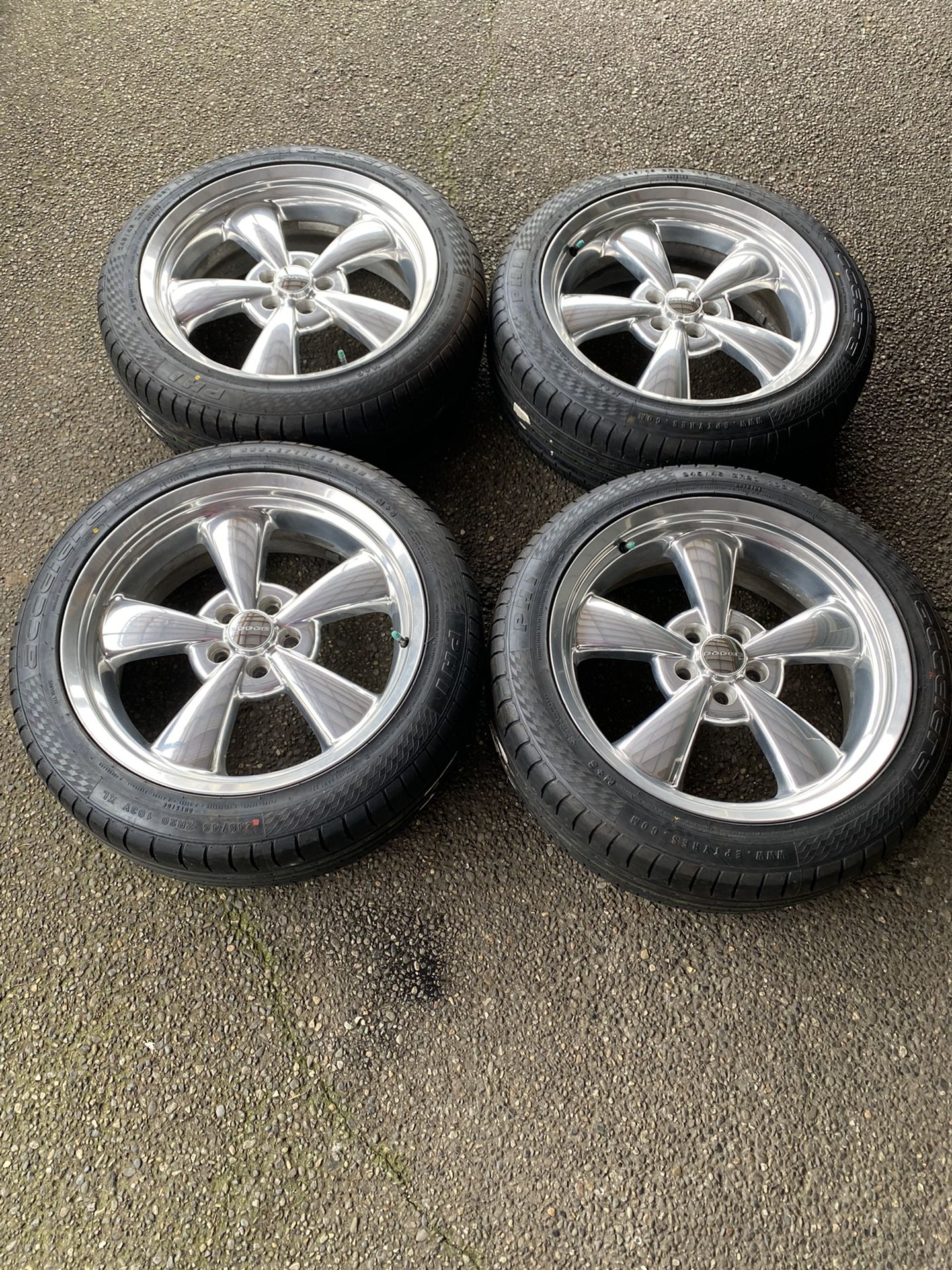 20” Dodge Challenger Wheels & New Tires 5x115