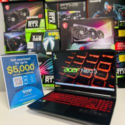 Brand new 🧬Acer Nitro 5 Gaming laptop💻 Core i5-11th🔥16GB Ram🔹Nvidia RTX 3050 ti🕹️Graphics Warranty Included ✔️Finance available $0 down💰