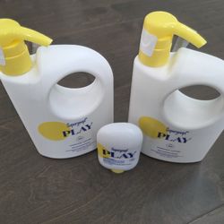Supergoop Play Everyday Lotion x2 and Stick x1