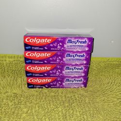 4 Colgate Maxfresh Knockout 6.3oz