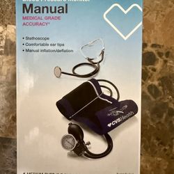Manual CVS Health Blood Pressure Monitor 