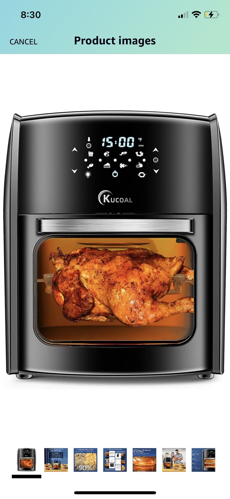 Air Fryer 13Q W/ Toaster Oven Built In BRAND NEW!