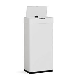 16 Gal Automatic Sensor Trash Can, Motion Sensor Stainless Steel Garbage Bin with Soft Close Lid
