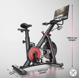 Yesoul G1M Plus Smart Exercise Bike with Screen, Magnetic Stationary Bike for Home Gym, Low Noise Indoor Cycling Bike with Tablet Mount