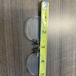 Pince nez Eye Glass Frames And Case
