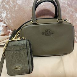 Coach Small Spacious Cross Body Bag And Wallet 