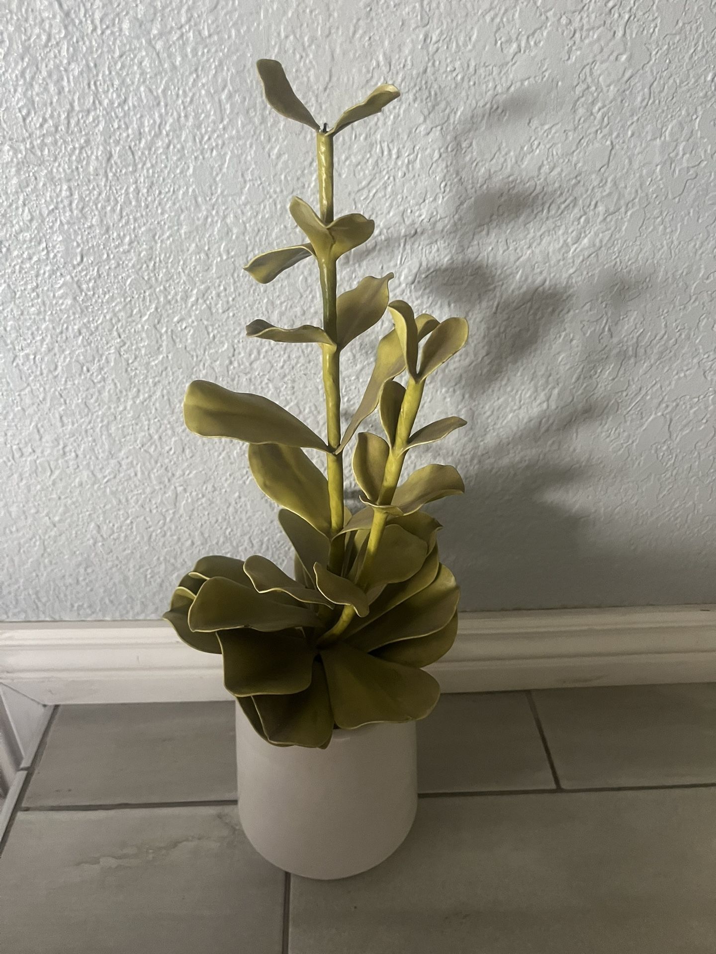 Artificial Plant In Ceramic Pot