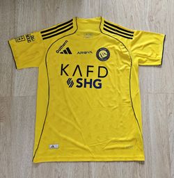 New Al Nassar Ronaldo Soccer Jersey Size XL