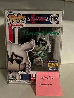 Ulquiorra signed funko pop