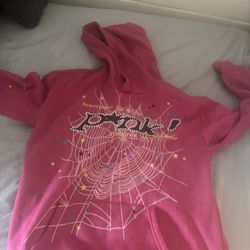 Pink Spider Hoodie