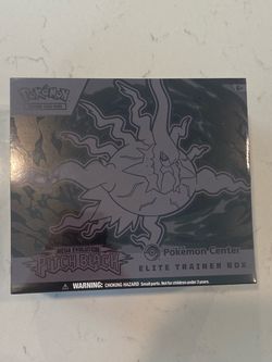 Pitch Black Pokemon Center Elite Trainer Box Small Tear