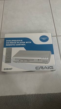 Craig dvd/jpeg/cd-r/cd-rw/cd player with remote control