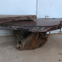 Burl Table Vintage