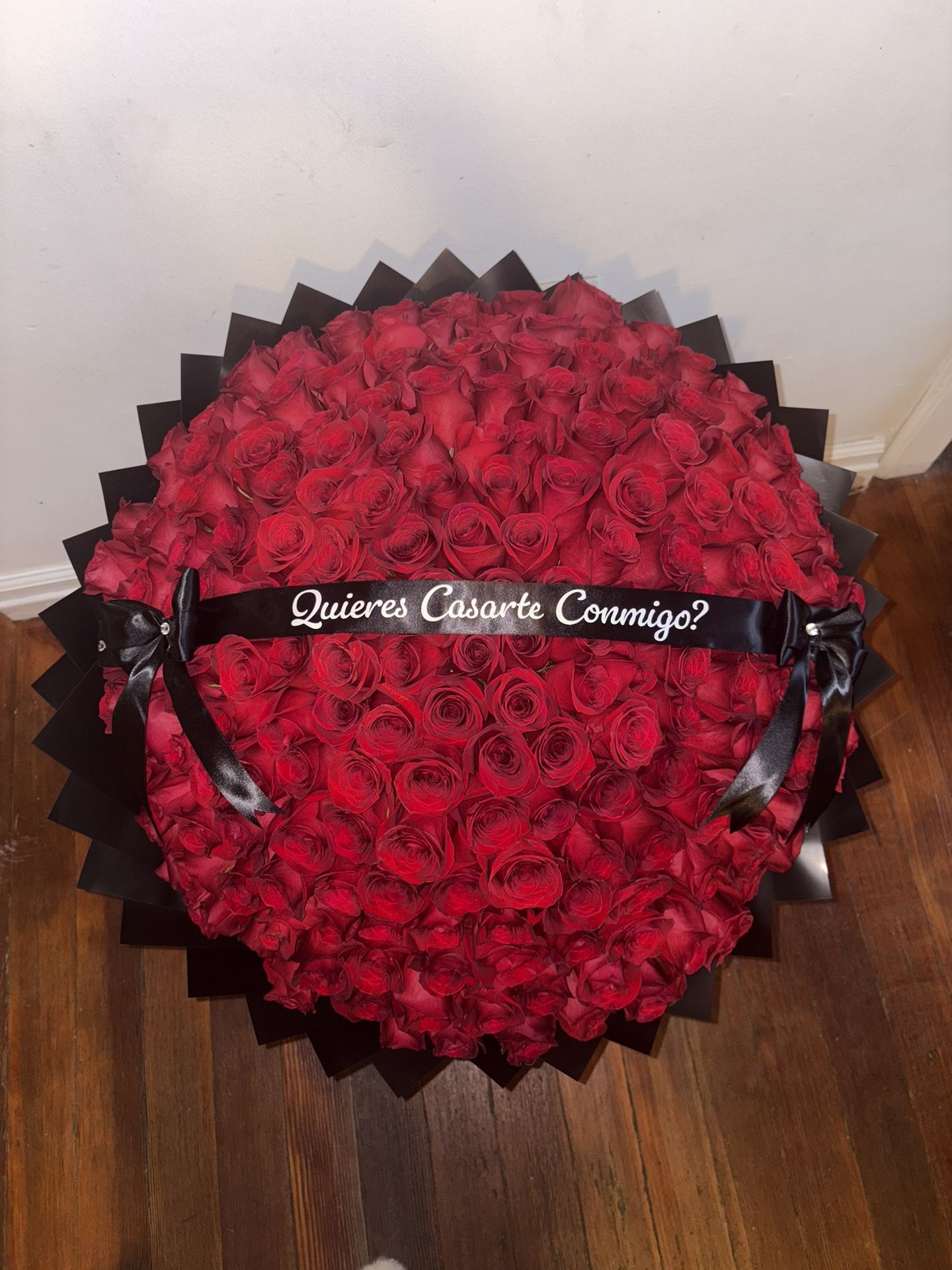 200 Rose Flower Bouquet Ramo Buchon