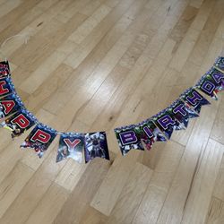 Transformers Birthday Banner