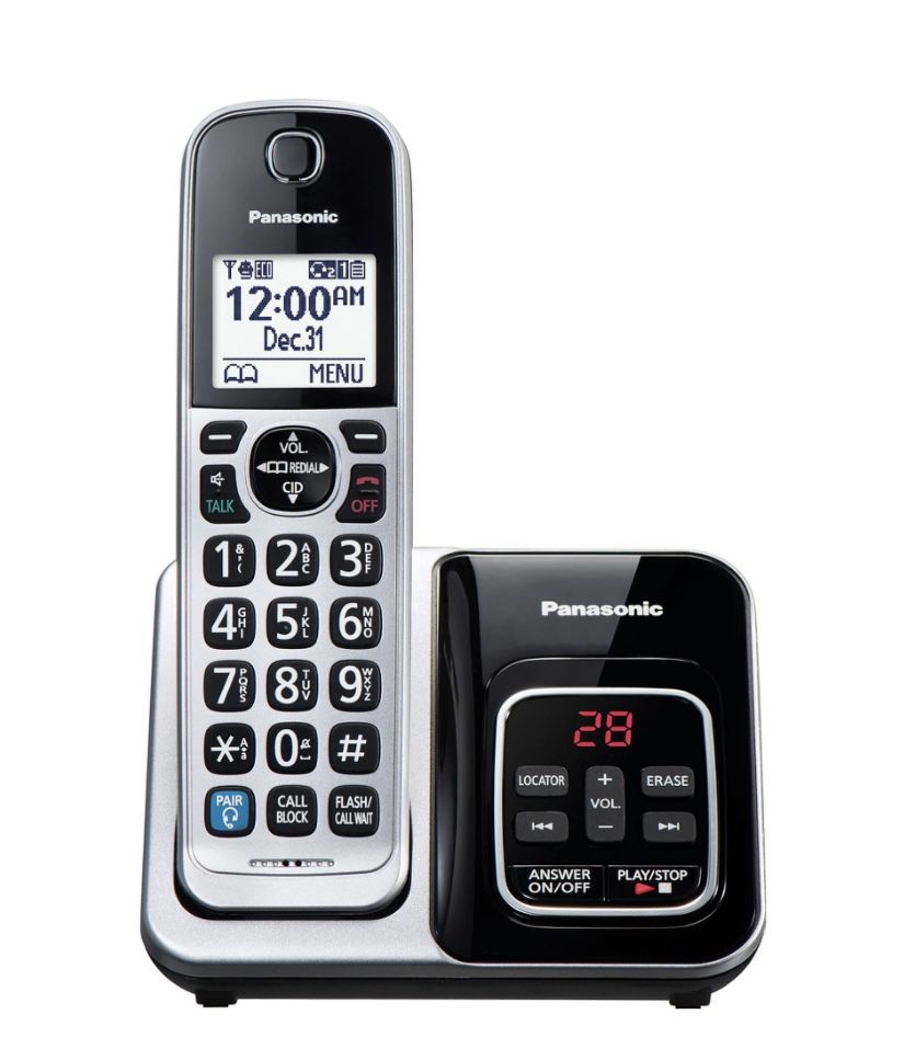 Panasonic Expandable Cordless Phone System, Bluetooth Pairing For Wireless Headphones And Hearing Aids, Smart Call Block, Bilingual Talking Caller ID,