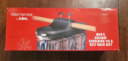 Revolving Tie & Belt Rack