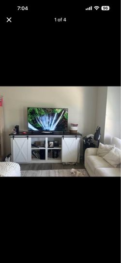Huge farmhouse entertainment center