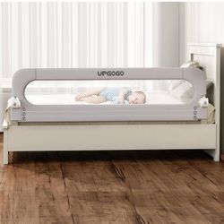 Folding Bed Rail for Toddlers,Baby Bed Rail Guard with Reinforced Anchor Safety System
