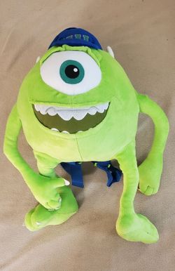 Monsters Inc. Cute backpack, Mike Wazowski Plush Backpack