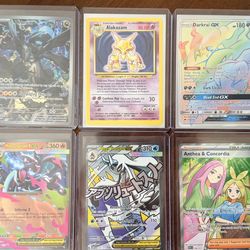 Pokemon card lot zekrom alakazam Charizard