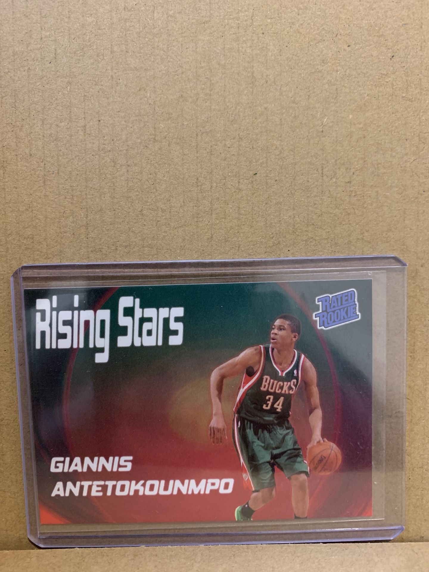 Giannis Anterokounmpo ACEO Rated Rookie Card. Psa Potential