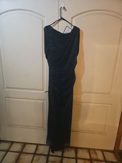 Sparkling Green Evening Dress