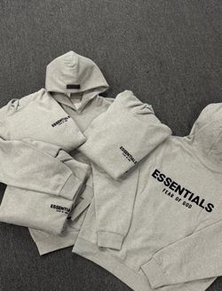 Dark Oat Essentials Hoodie