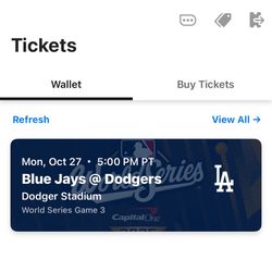 Dodgers World Series Tickets For Sale