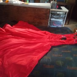 (New w/Tags)Red Prom Dress size 6