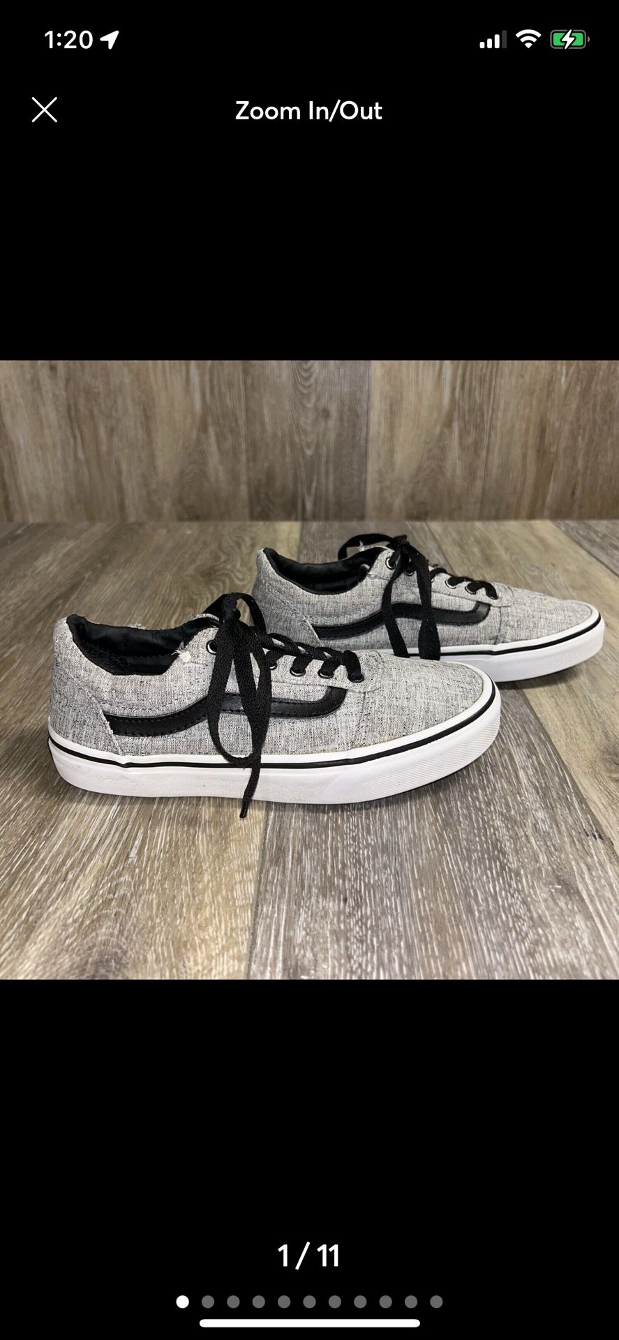 Little Boys Vans Size 3
