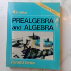 Pre Algebra And Algebra