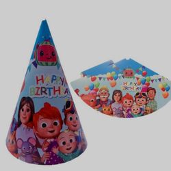 Cocomelon Party Hats