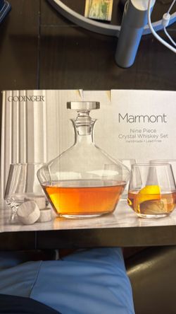 new handmade whiskey decanter