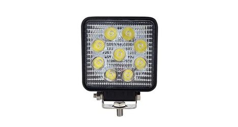 4" 27W Square LED Work Light Pods Epistar Flood Beam Truck Offroad Boat 12V 24V Jeep Truck SUV ATV Marine 4x4